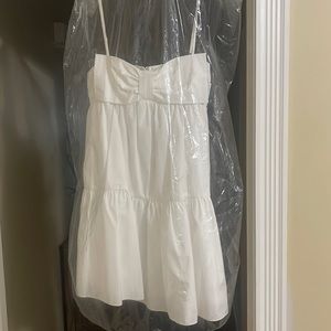Amanda Uprichard White Gianina Mini Dress